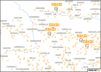 map of Nakai