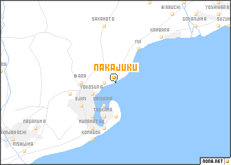 map of Nakajuku