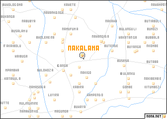 map of Nakalama