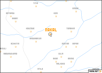 map of Nakal