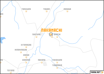 map of Nakamachi