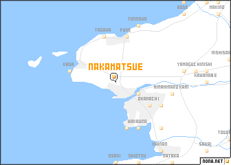 map of Naka-matsue