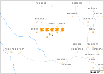 map of Nakambanja