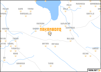 map of Nakamboro