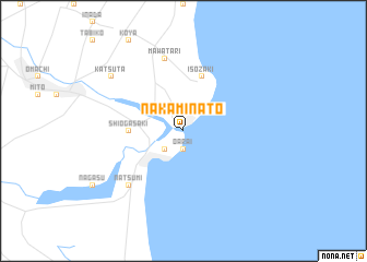 map of Nakaminato