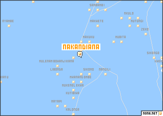 map of Nakandiana