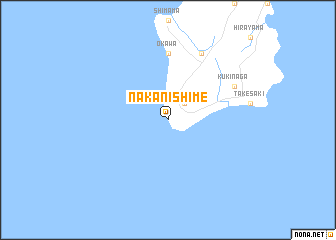 map of Naka-nishime