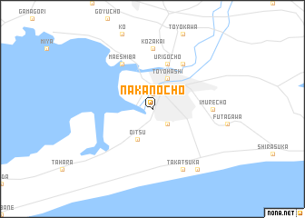 map of Nakanochō