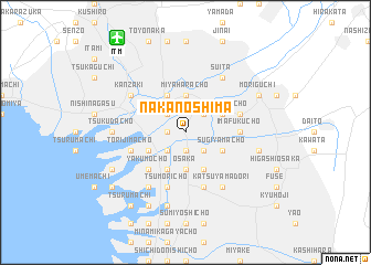 map of Nakanoshima