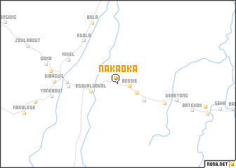 map of Nakaoka