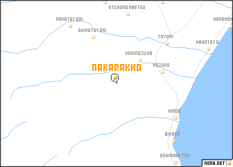 map of Naka-rakko