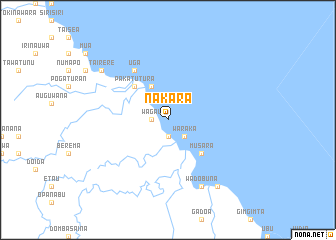 map of Nakara