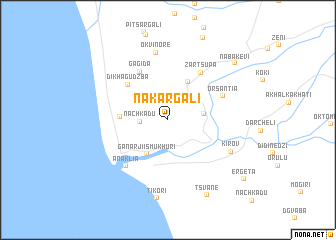 map of Nakargali