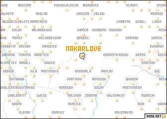 map of Na Karlově