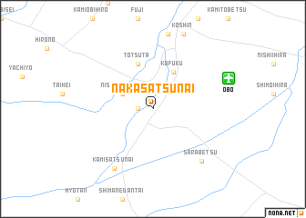 map of Naka-satsunai