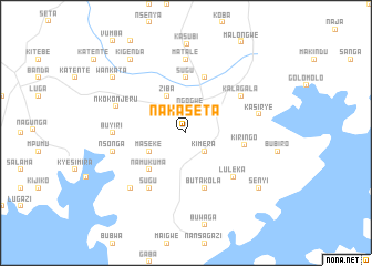 map of Nakaseta