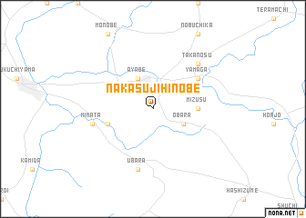 map of Nakasuji-hinobe