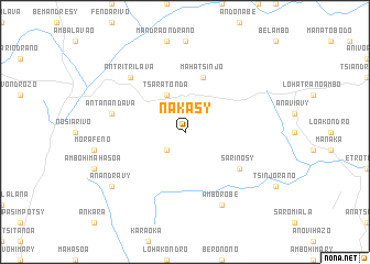 map of Nakasy