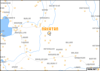 map of Nakatan