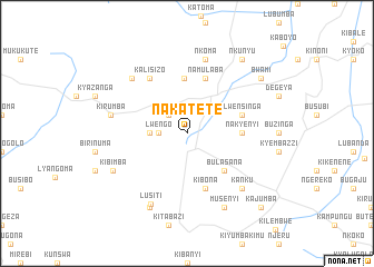 map of Nakatete