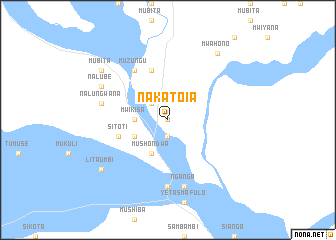 map of Nakatoia