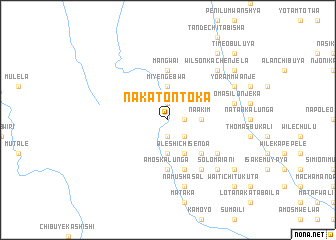 map of Nakatontoka