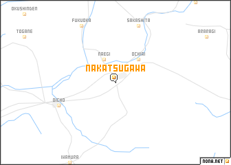 map of Nakatsugawa