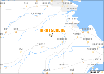 map of Nakatsumune