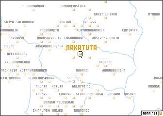 map of Nakatuta