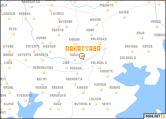 map of Nakatyaba