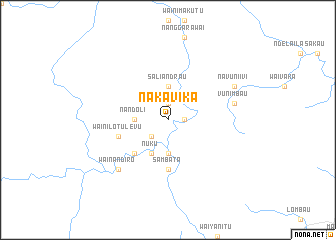 map of Nakavika