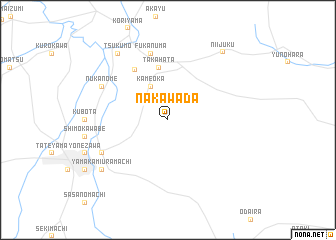 map of Naka-wada