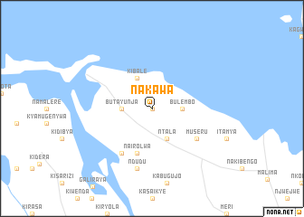 map of Nakawa