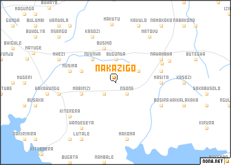 map of Nakazigo