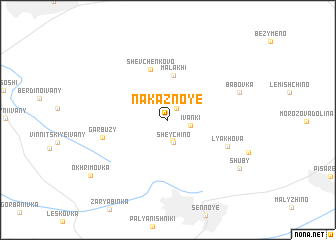 map of Nakaznoye