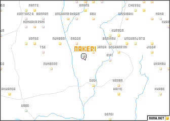 map of Nakeri