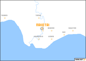 map of Naketai