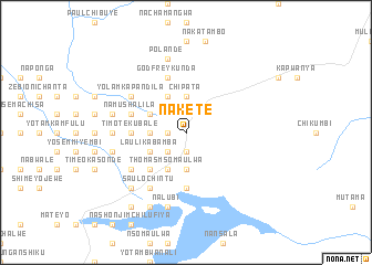 map of Nakete