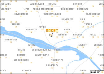 map of Nakey