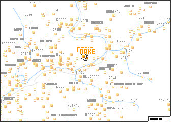 map of Nake