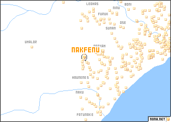 map of Nakfenu