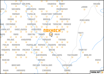 map of Nà Khách