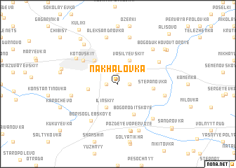 map of Nakhalovka