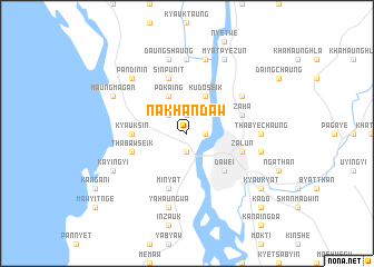 map of Nakhandaw