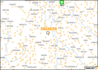 map of Nakhera