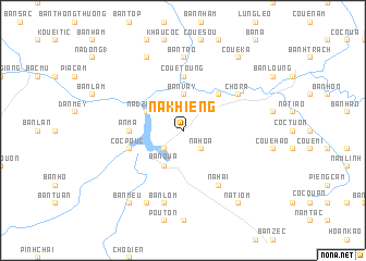 map of Nà Khiêng