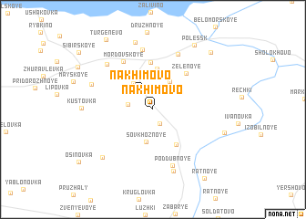 map of Nakhimovo