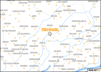 map of Nakhīwāl