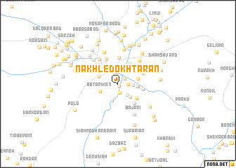 map of Nakhl-e Dokhtarān