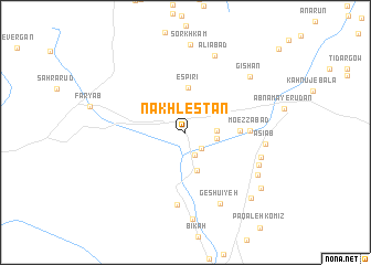 map of Nakhlestān